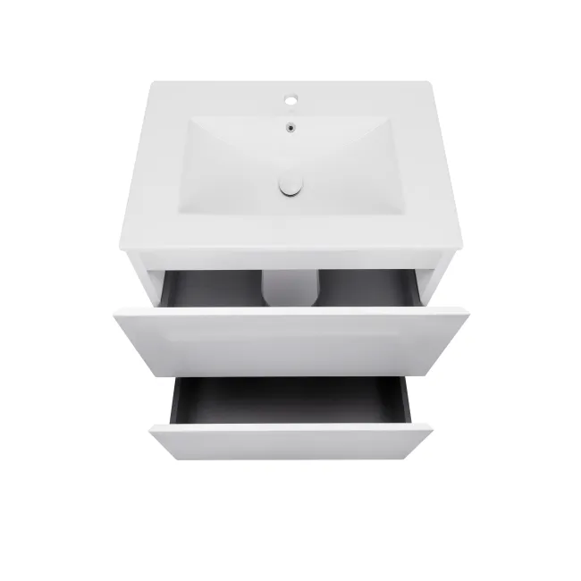 Комплект Qtap Tern 600х725х437 White тумба підлогова + раковина урізна QT1771TNL6013060CW