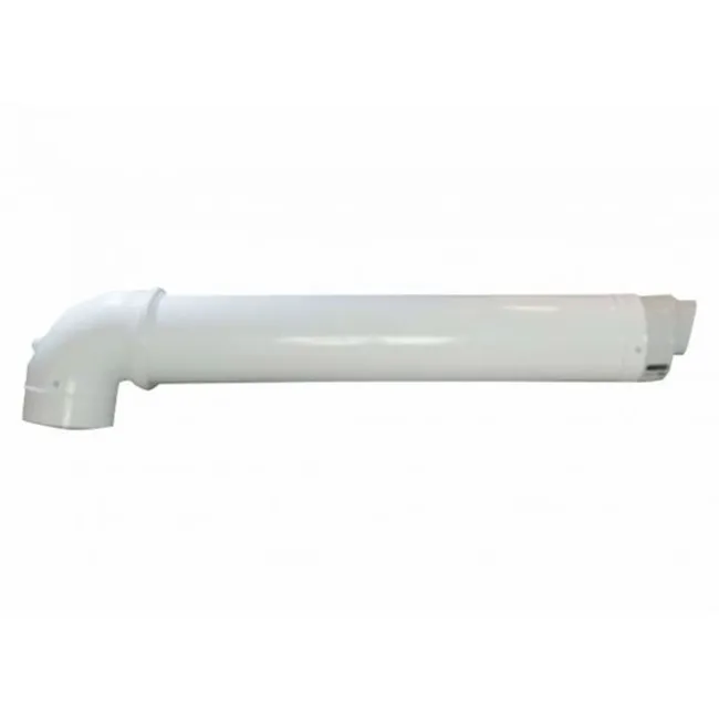 Дымоход коаксиальный для конденсационного котла Ariston 1000 мм, ø 60/100 с коленом, 71.MT7.00.37 Дымоход коаксиальный для конденсационного котла Ariston 1000 мм, ø 60/100 с коленом, 71.MT7.00.37