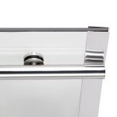 Душевая кабина Qtap Aries CRM1018RC8 100х80 см, стекло Clear 8 мм без поддона