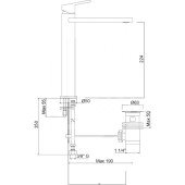 Змішувач для раковини Bianchi City LVBCTY2022UACRM