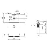 Раковина-чаша Qtap Crow 400х300х140 White с донным клапаном QT05117040JW Раковина-чаша Qtap Crow 400х300х140 White с донным клапаном QT05117040JW