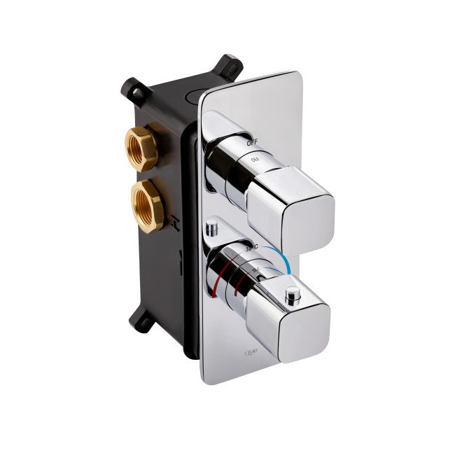 Термостатична душова система прихованого монтажу Qtap Votice QT65T105NGCSET Термостатична душова система прихованого монтажу Qtap Votice QT65T105NGCSET