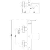 Змішувач для ванни Bianchi Dream VSCDRM2004SKCRM