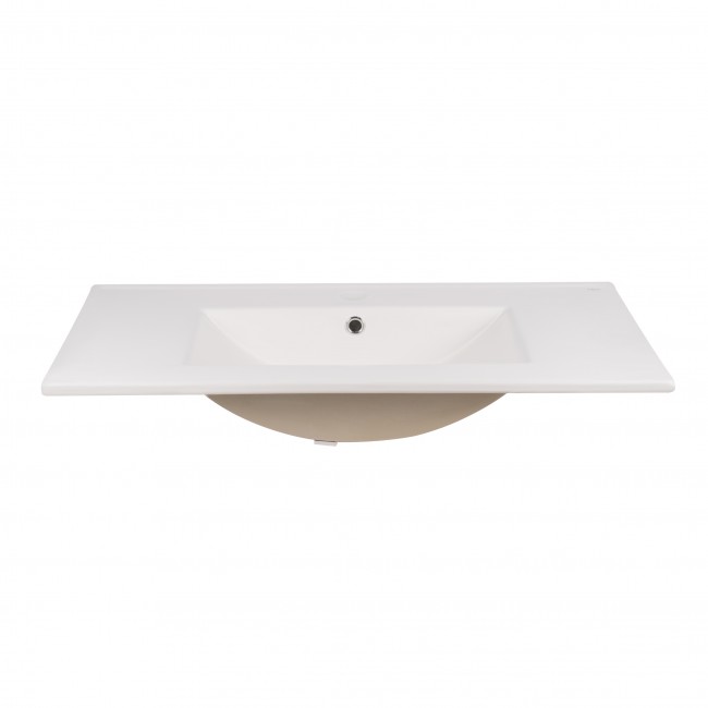 Комплект Qtap Robin 800х580х437 White/Whitish oak тумба підвісна + раковина урізна QT1372TPВ8001WWO