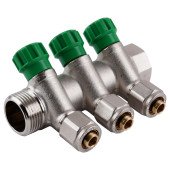 Коллектор ECO 1018 1/2х1G 3-й (под 35*) с перекрытием