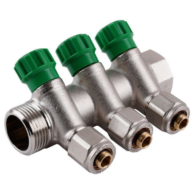 Коллектор ECO 1018 1/2х1G 3-й (под 35*) с перекрытием