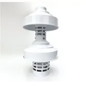 Оголовок с ветрозащитой, d=60/100 mm КЭ.00.70 Н