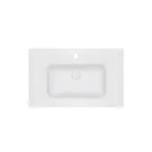 Раковина Qtap Albatross E49 800х490х200 White с донным клапаном QT01119080E49W