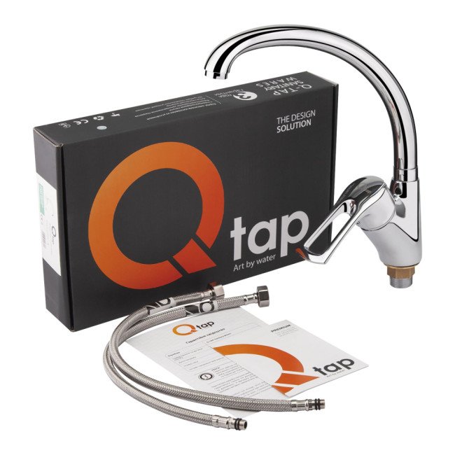 Смеситель для кухни Qtap Hansberg CRM 007F Смеситель для кухни Qtap Hansberg CRM 007F