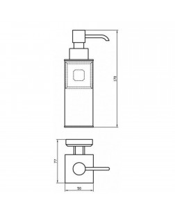 Дозатор жидкого мыла Perfect Sanitary Appliances КВ 9932