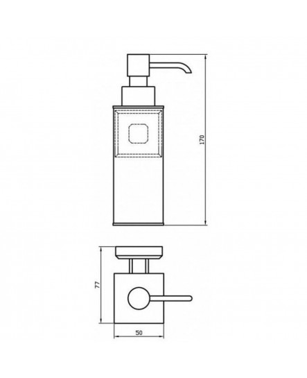 Дозатор жидкого мыла Perfect Sanitary Appliances КВ 9932