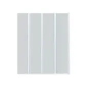 Штора на ванну Qtap Gemini WHI401114RP6 скло Pear 6 мм, 110x140 см