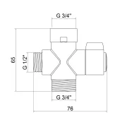 Дивертор Qtap 44