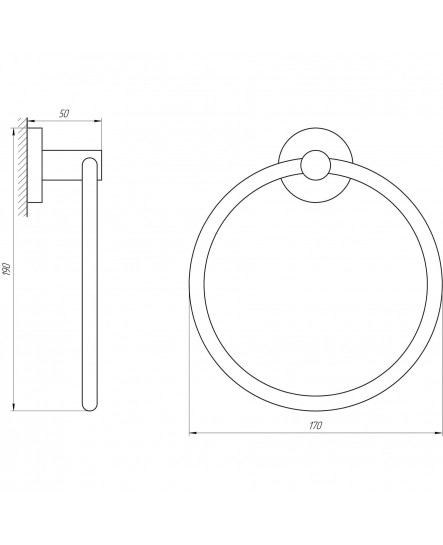 Держатель полотенец Perfect Sanitary Appliances SP 8113