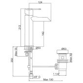 Смеситель для раковины Bianchi Heaven LVBHEV2018IACRM Смеситель для раковины Bianchi Heaven LVBHEV2018IACRM