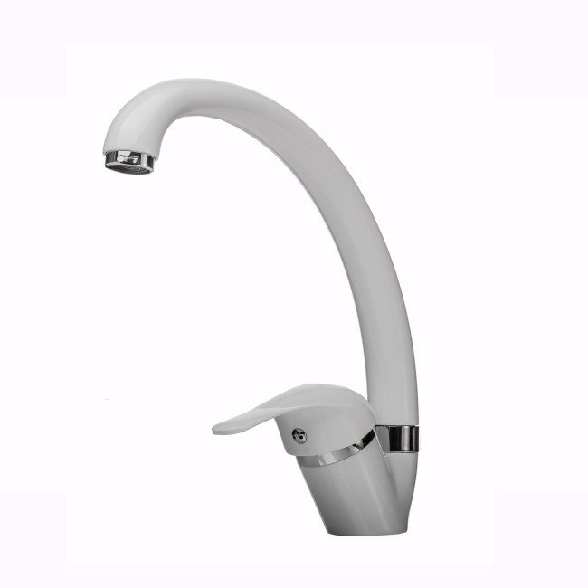 Смеситель для кухни EcoMix GEZ-WHITE-203S