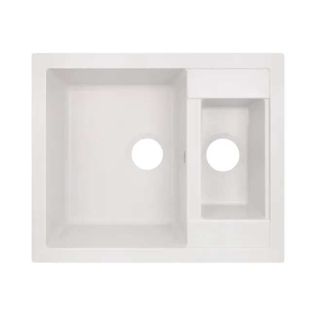 Кухонная мойка с дополнительной чашей Lidz 615x500/200 WHI-01 (LIDZWHI01615500200) Кухонная мойка с дополнительной чашей Lidz 615x500/200 WHI-01 (LIDZWHI01615500200)