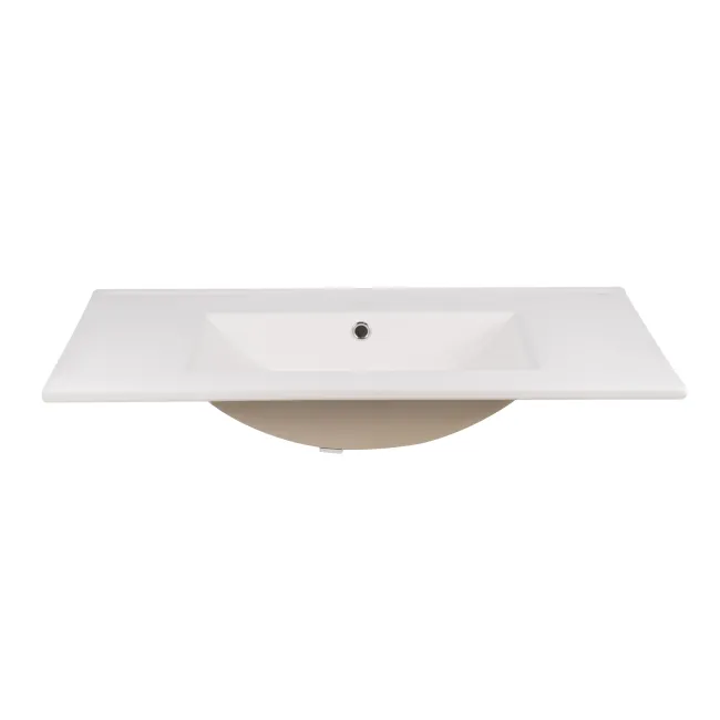 Комплект Qtap Taurus 800х800х437 Whitish oak тумба підлогова + раковина урізна QT2471TNT803WO