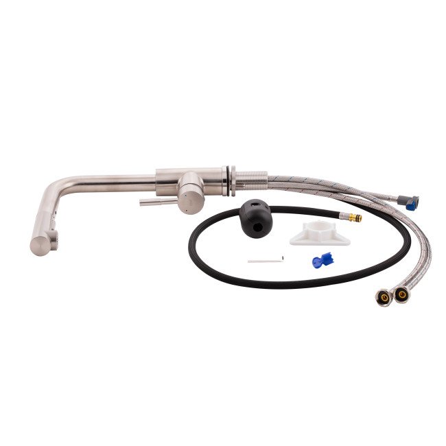 Смеситель для кухни Qtap Karuska 9139103FN с выдвижным изливом