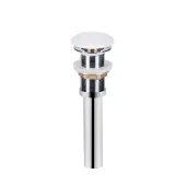 Раковина Qtap Crow 558х372х145 White с донным клапаном QT0511L739W