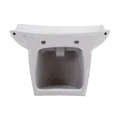 Раковина подвесная моноблок Qtap Presto 600х450х405mm White с донным клапаном QT2411G822W
