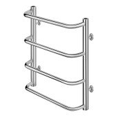 Сушарка для рушників водяна Lidz Standard (CRM) D32/20х1/2" 400x500 P4