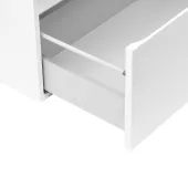 Комплект Qtap Albatross 710х725х460 White тумба підвісна + раковина урізна  QT0172TP700D3070CW