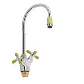 Змішувач для кухні Lidz (GCR) 74 18 273F-4 з рефлекторним виливом