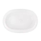 Раковина-чаша Qtap Robin 635x420x105 White с донным клапаном QT13113075W