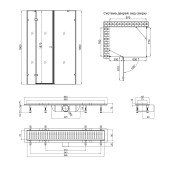 Душова кабіна Qtap Capricorn CRM1018RC6 100х80