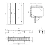 Душевая кабина Qtap Capricorn CRM1018RC6 100х80