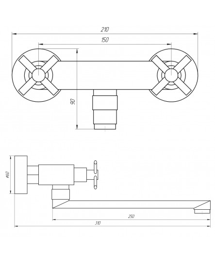 Змішувач для кухні Globus Lux DUKAT SD4-104