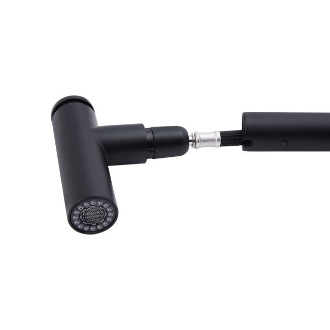 Смеситель для кухни Qtap Scorpio 9050105FB с выдвижным изливом Смеситель для кухни Qtap Scorpio 9050105FB с выдвижным изливом