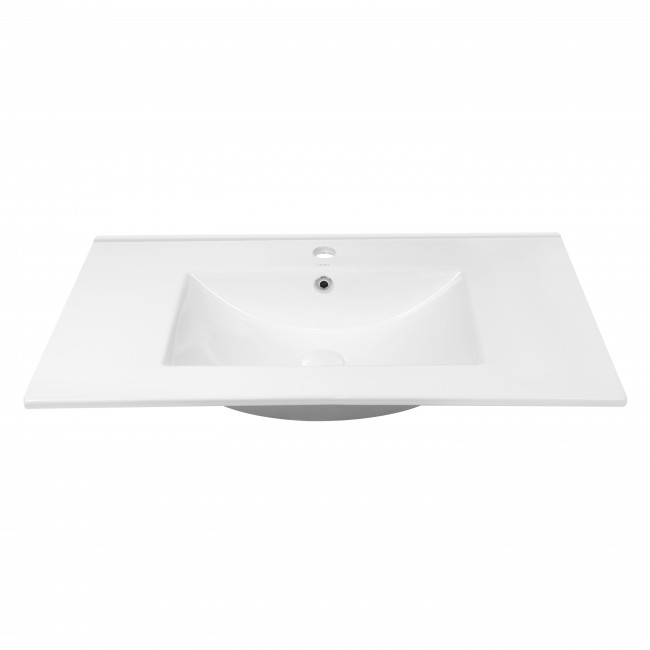 Комплект Qtap Tern 800х725х437 White тумба підлогова + раковина урізна QT1771TNL8013080CW