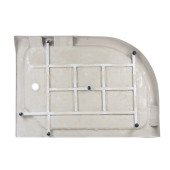 Душова кабіна Lidz Latwa SC120x85L.SAT.LOW.FR, скло Frost 5мм, ліва