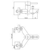 Смеситель для ванны Bianchi Style NKS VSCSTY2004SKNKS