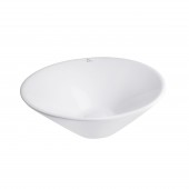 Раковина-чаша Qtap Amazon 425х425х155 White с донным клапаном QT0211K70W