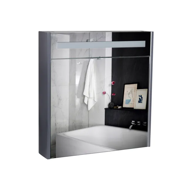 Зеркальный шкаф подвесной Qtap Robin 700х730х145 Graphite с LED-подсветкой QT1377ZP7002G Зеркальный шкаф подвесной Qtap Robin 700х730х145 Graphite с LED-подсветкой QT1377ZP7002G