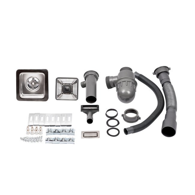 Набор 3 в 1 Qtap кухонная мойка DK6845R 3.0/1.2 мм Satin + сушилка + дозатор для моющего средства Набор 3 в 1 Qtap кухонная мойка DK6845R 3.0/1.2 мм Satin + сушилка + дозатор для моющего средства