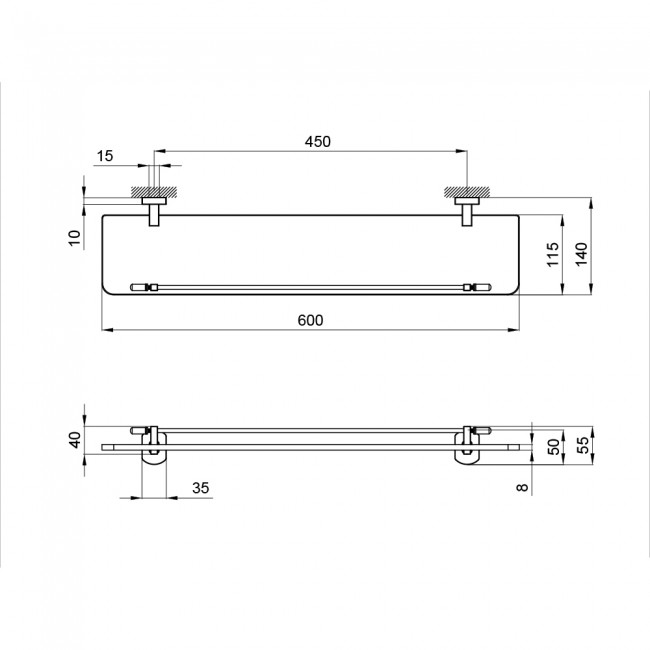 Полиця Qtap Liberty ANT 1153