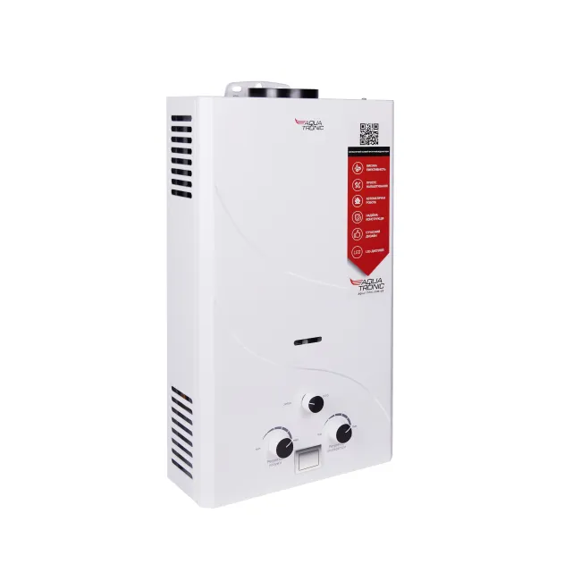 Колонка газова димохідна Aquatronic JSD20-A08 10 л режим Зима/Літо, White