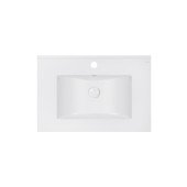 Раковина Qtap Albatross E 700х460х180 White с донным клапаном QT01119070EW