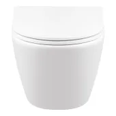 Унитаз подвесной Qtap Robin безободковый с сиденьем Soft-close QT1333046ERW