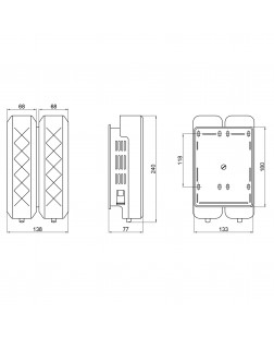 Диспенсер для жидкого мыла Qtap Davcovac mydla DM350CP2