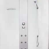 Гідромасажний бокс Lidz Tani SBM100x100.SAT.HIGH.FB, скло Fabric 4 мм