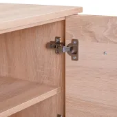 Тумба підвісна Qtap Pisces 600х480х437 Whitish oak зі стільницею QT2579TPL603WO
