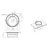Кухонна мийка Imperial 490-A Micro Decor (IMP49008MICDEC)