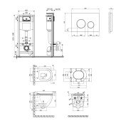 Набор Qtap инсталляция 4 в 1 с панелью смыва Nest (QT0133M425 + QT0111M11V1146MB) + унитаз с сиденьем Robin QT1333046ERMB Набор Qtap инсталляция 4 в 1 с панелью смыва Nest (QT0133M425 + QT0111M11V1146MB) + унитаз с сиденьем Robin QT1333046ERMB