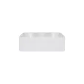 Раковина-чаша Qtap Crow 400х300х140 White с донным клапаном QT05117040JW