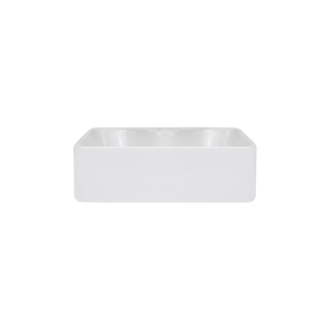 Раковина-чаша Qtap Crow 400х300х140 White с донным клапаном QT05117040JW